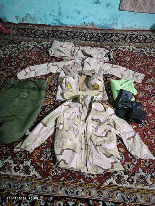 لباس نظامی 2جفت اور کت پوتین لباس خواب در گروه خرید و فروش لوازم شخصی در سیستان و بلوچستان در شیپور-عکس1