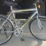 دوچرخه 26 مدل راکی رنگ نقره ای استیل