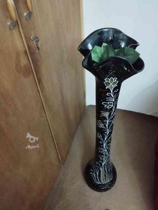گلدان شیشه ای سیاه در گروه خرید و فروش لوازم خانگی در آذربایجان شرقی در شیپور-عکس1