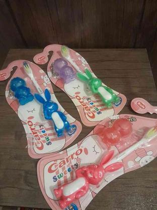 مسواک بچگانه carroطرح خرگوش در گروه خرید و فروش لوازم شخصی در زنجان در شیپور-عکس1