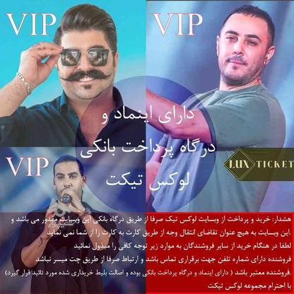 بلیط کنسرت VIP ناصر زینلی و بهنام بانی و مجید رضوی در گروه خرید و فروش ورزش فرهنگ فراغت در تهران در شیپور-عکس1