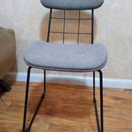 صندلی ،بدنه فلزی با روکش پارچه ای