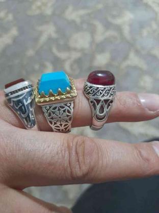 انگشتر نقره گرمی در گروه خرید و فروش لوازم شخصی در تهران در شیپور-عکس1