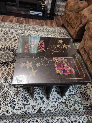 میز وسط به همراه 4تاعسلی در گروه خرید و فروش لوازم خانگی در مازندران در شیپور-عکس1