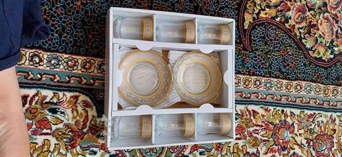 ست قهوه خوری لب طلا نو نو در گروه خرید و فروش لوازم خانگی در اصفهان در شیپور-عکس1