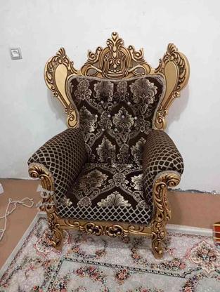 مبلمان 7نفره سلطنتی طلایی در گروه خرید و فروش لوازم خانگی در آذربایجان غربی در شیپور-عکس1