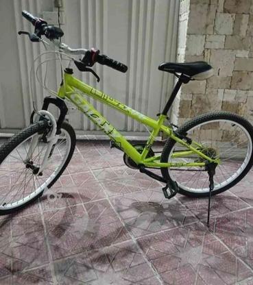 دوچرخه بسیار زیبا و خوش رنگ مدل 24 گلکسی (تخفیف هم) در گروه خرید و فروش ورزش فرهنگ فراغت در مازندران در شیپور-عکس1