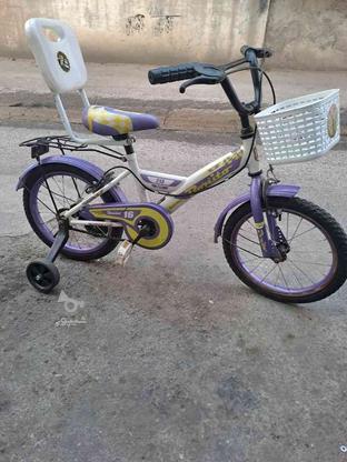 دوچرخه سایز 16 دخترونه بدنه بدونه خط و خش در گروه خرید و فروش ورزش فرهنگ فراغت در مازندران در شیپور-عکس1