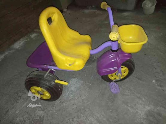 سه چرخه کودک + ماشین معمولی کودک در گروه خرید و فروش ورزش فرهنگ فراغت در تهران در شیپور-عکس1