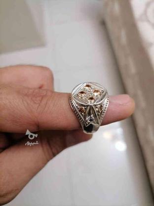 انگشتر نقره جواهری در گروه خرید و فروش لوازم شخصی در تهران در شیپور-عکس1