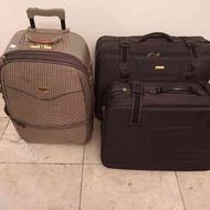 3 عدد چمدان امریکایی وکره ای حد نو مشابه اکبند .