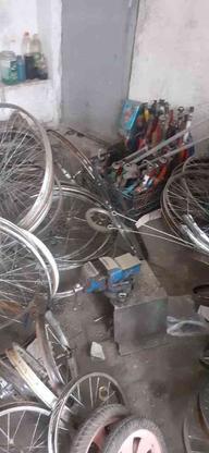 فروش فوری قطعات دوچرخه با کمترین قیمت به صورت یکجا در گروه خرید و فروش ورزش فرهنگ فراغت در همدان در شیپور-عکس1