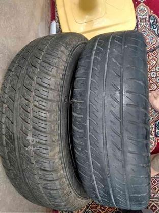 دوعدد رینگ ولاستیک پراید در گروه خرید و فروش وسایل نقلیه در کرمان در شیپور-عکس1