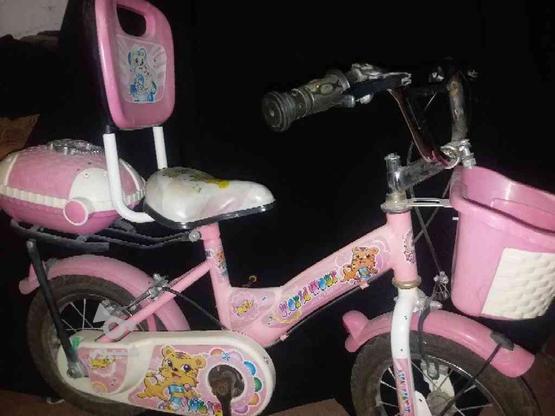دوچرخه دخترانه 12 سالم خرابی نداره در حد نو در گروه خرید و فروش ورزش فرهنگ فراغت در فارس در شیپور-عکس1