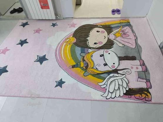 فرش بچه گانه شیش متری ( دخترانه) در گروه خرید و فروش لوازم شخصی در تهران در شیپور-عکس1