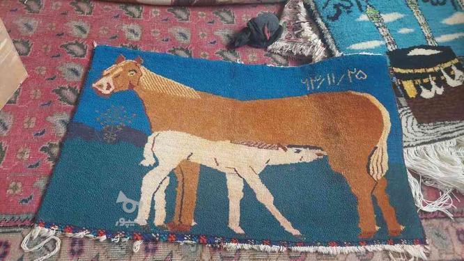 تابلو فرش دستباف قدیمی 1363،11،25 سال در گروه خرید و فروش لوازم خانگی در تهران در شیپور-عکس1