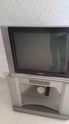 تلویزیون پاناسونیک با میز زیر تلویزیون در گروه خرید و فروش لوازم الکترونیکی در البرز در شیپور-عکس1