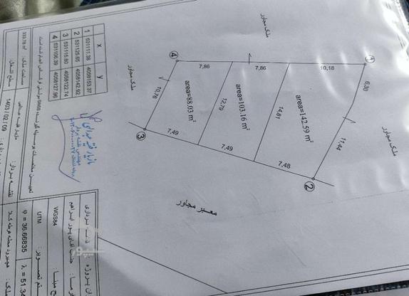 فروش سه قطعه زمین تجاری در گروه خرید و فروش املاک در مازندران در شیپور-عکس1