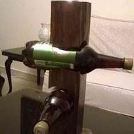 جای بطری نوشیدنی چوبی دست ساز