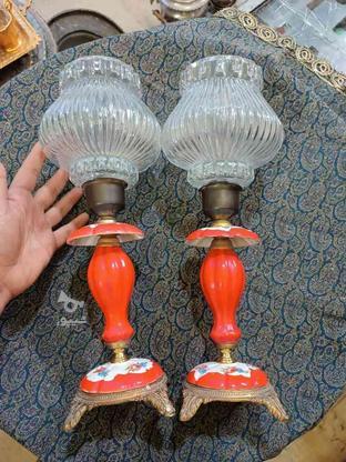 جفت چراغ موشی و شمعدانی قدیمی در گروه خرید و فروش لوازم خانگی در مازندران در شیپور-عکس1