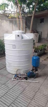 مخزن آب و پمپ 1000 لیتری در گروه خرید و فروش صنعتی، اداری و تجاری در مازندران در شیپور-عکس1