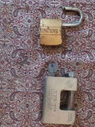 دوعدد قفل کتابی و اویز در گروه خرید و فروش صنعتی، اداری و تجاری در اصفهان در شیپور-عکس1