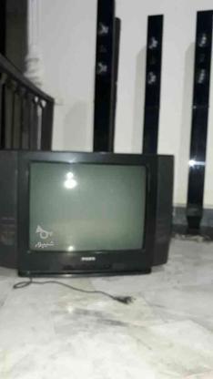 فروش یک تلویزیون پارس رنگی قدیمی 21 اینج و 4 عدد باند بزرگ در گروه خرید و فروش لوازم الکترونیکی در مازندران در شیپور-عکس1