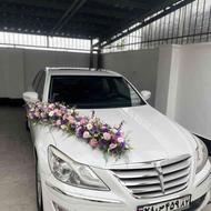 دسته گل و ماشین عروس