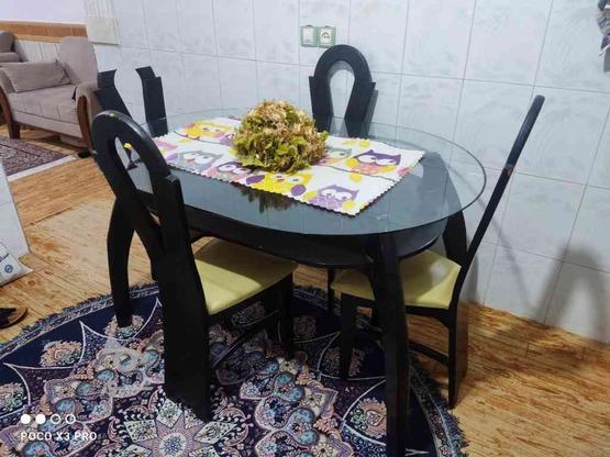 میز نهارخوری 4 نفره در گروه خرید و فروش لوازم خانگی در گلستان در شیپور-عکس1