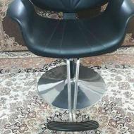 فروش صندلی آرایشگاه جکی چرخی 180 درجه