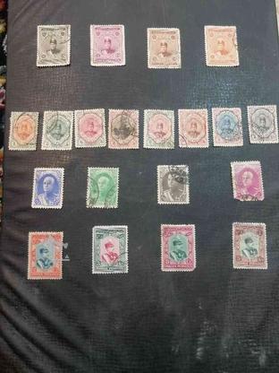 تمبر دوره پهلوی مهر خورده وبی مهر در گروه خرید و فروش ورزش فرهنگ فراغت در مازندران در شیپور-عکس1