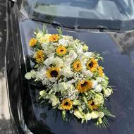 سفره عقد گل ارایی؛ماشین عروس دسته گل عروس