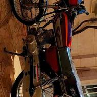 موتور سیکلت هوندا 150 مدل 72 ژاپن 5دنده دسکاری