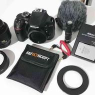دوربین حرفه‌ای Nikon D3300 + DX 35mm f1.8
