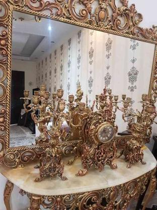 آینه و شمعدان برنز در گروه خرید و فروش لوازم خانگی در تهران در شیپور-عکس1
