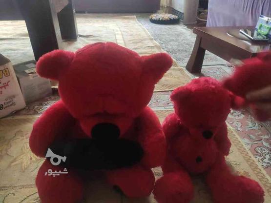 سه عدد خرس قرمز ولنتاین در گروه خرید و فروش ورزش فرهنگ فراغت در خراسان رضوی در شیپور-عکس1