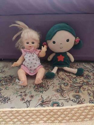 دو عدد عروسک کودک در گروه خرید و فروش ورزش فرهنگ فراغت در خراسان رضوی در شیپور-عکس1