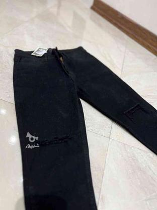 شلوار جین زانو زاپدار سایز 38 نو در گروه خرید و فروش لوازم شخصی در مازندران در شیپور-عکس1