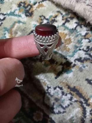 انگشتر نقره. عقیق یمن در گروه خرید و فروش لوازم شخصی در گلستان در شیپور-عکس1