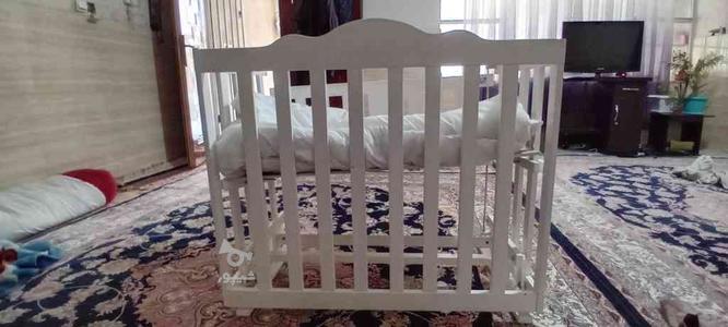 تخت نوزاد گهواره ای تا 1سال در گروه خرید و فروش لوازم شخصی در البرز در شیپور-عکس1