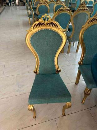 صندلی دست دوم بدنه کاملا فلز رنگ آبی تالار در گروه خرید و فروش صنعتی، اداری و تجاری در آذربایجان غربی در شیپور-عکس1