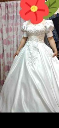 لباس عروس ساتن سایز 42تا44 در گروه خرید و فروش لوازم شخصی در تهران در شیپور-عکس1