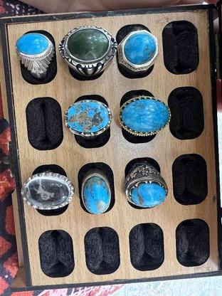 انگشتر های نقره با سنگ اصلی در گروه خرید و فروش لوازم شخصی در تهران در شیپور-عکس1