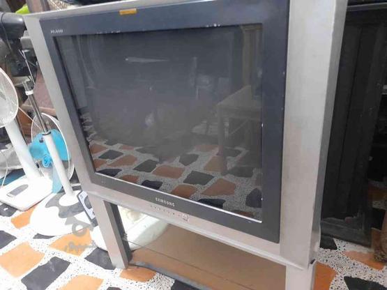 تلویزیون رنگی 34 اینچ سامسونگ SAMSUNG پروجکشن همراه میزمخصوص در گروه خرید و فروش لوازم الکترونیکی در مازندران در شیپور-عکس1
