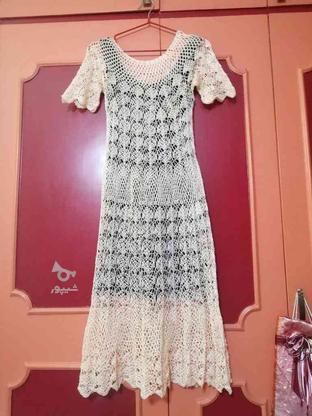 لباس مجلسی زنانه دستباف نخ ابریشم خارجی فری سایز در گروه خرید و فروش لوازم شخصی در تهران در شیپور-عکس1