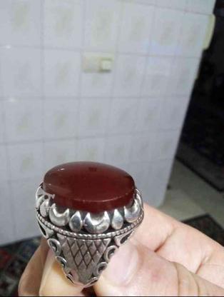 انگشتر نقره عقیق دست ساز در گروه خرید و فروش لوازم شخصی در تهران در شیپور-عکس1