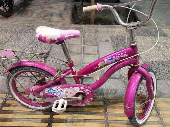 دوچرخه دخترانه 16 تمیز در گروه خرید و فروش ورزش فرهنگ فراغت در یزد در شیپور-عکس1