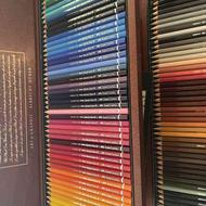 مداد رنگی فابر کستل 100 رنگ مدل ابرنگی (water colour)