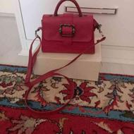 کیف دوشی قرمزرنگ کوچک مدروز