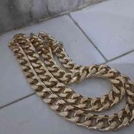 زنجیر رنگ تابت طلایی گردنبند